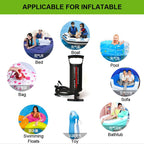 Intex Double Quick I Hand Pump – High Output Air Pump with 3 Nozzles for Inflatable Beds