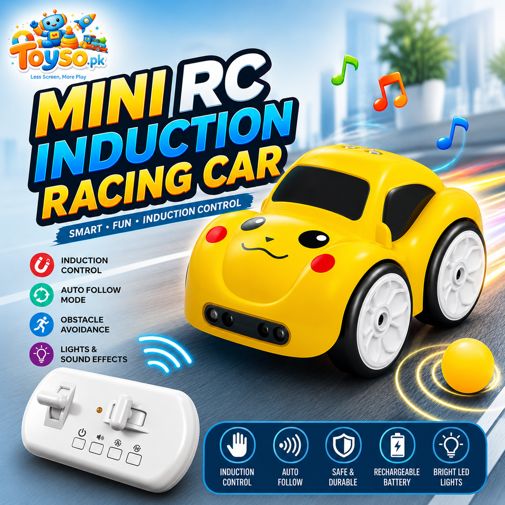 Mini RC Induction Racing Car