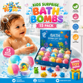 Kids Surprise Bath Bombs - 15 Pack