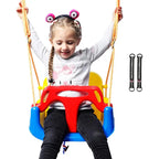 3-in-1 Kids Swing Seat – Adjustable Indoor & Outdoor Baby Swing with Safety Bar