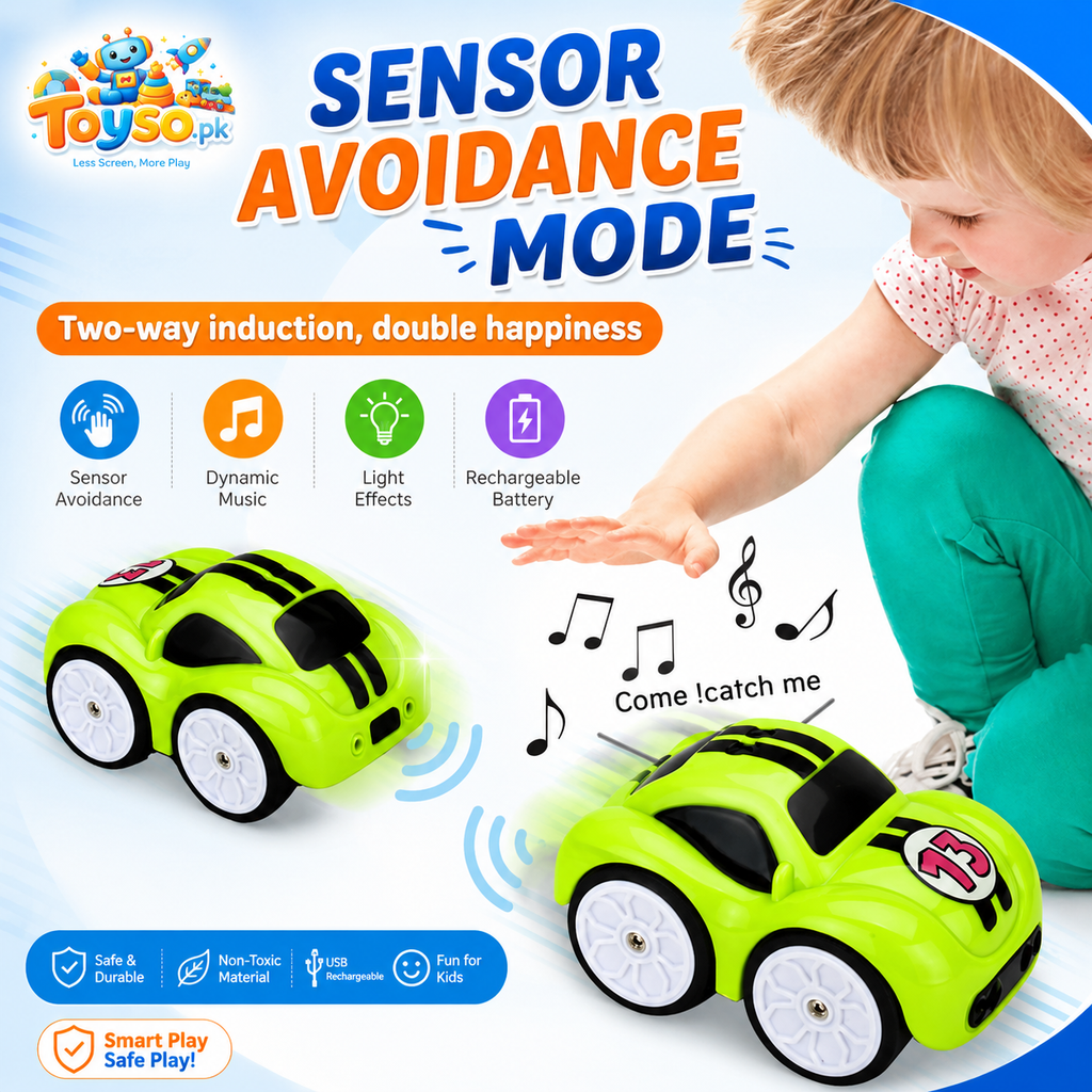 Mini RC Induction Racing Car