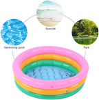 Colorful Inflatable Kids Swimming Pool – Safe & Durable Kids Pool for Summer Fun - 2ft