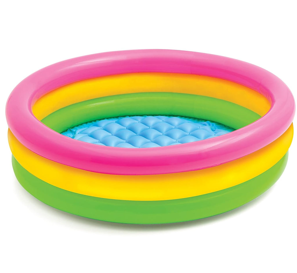 Colorful Inflatable Kids Swimming Pool – Safe & Durable Kids Pool for Summer Fun - 2ft