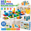 102PCS Kids Animal Building Block Set