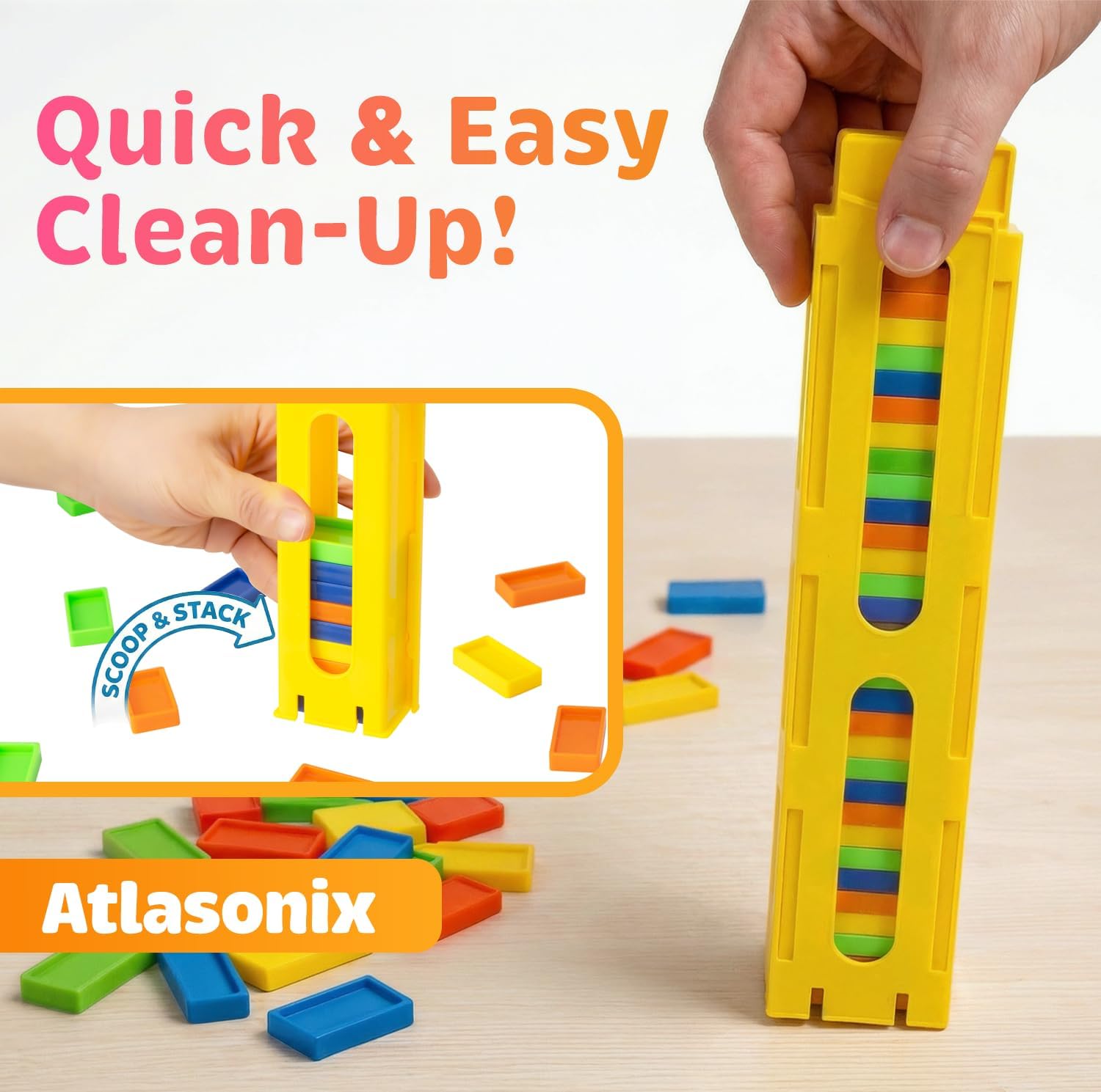 Domino Laying Train Toy Set | Fun Educational Gift for Kids