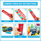 Domino Laying Train Toy Set | Fun Educational Gift for Kids