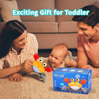 Crawling Crab Toy for Kids – Obstacle Avoidance Dancing Crab with Light & Music