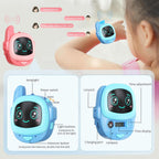 2-in-1 Kids Walkie Talkie Watch with Intercom, Flashlight & Compass