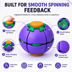 Press-to-Spin Fidget Ball – Stress Relief Sensory Spinner Toy