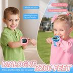 2-in-1 Kids Walkie Talkie Watch with Intercom, Flashlight & Compass