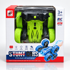 Remote Control 6-Wheel Stunt Car with Lights & Music | Double-Sided RC Car with Battery