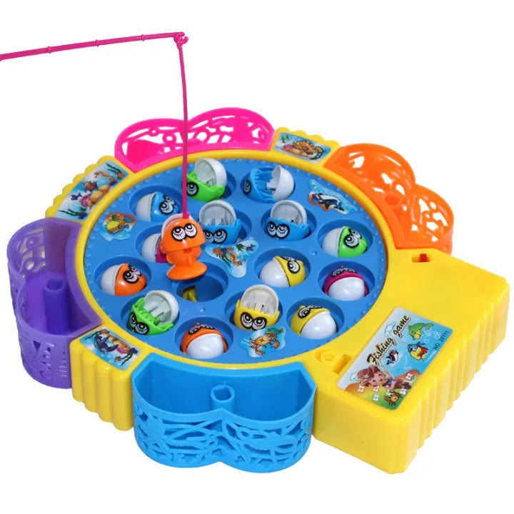 Electric Spinning Fishing Game for Kids