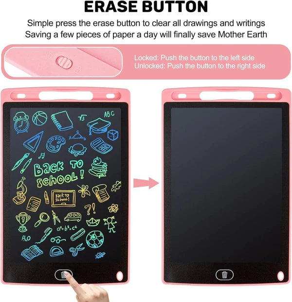 LCD Writing Tablet for Kids – Colorful Drawing Board 8.5-inch