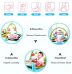 Baby Activity Play Gym with Hanging Toys, Infant Play Mat 0+ Months, Sensory & Motor