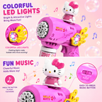 Hello Kitty Bubble Gun with Electric Lights | Automatic Bubble Blower Toy for Kids