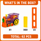 Domino Laying Train Toy Set | Fun Educational Gift for Kids