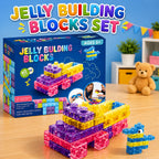 40 PCS Jelly Building Blocks Set for Kids | Creative STEM Educational Toy | Toyso.pk