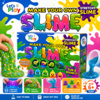Let’s Play DIY Stretchy Slime Kit – Make Your Own Fun, Safe & Colorful Slime for Kids