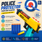 Soft Bullet Toy Gun with Foam Darts – Kids Safe Shooting Blaster with Target Practice Game