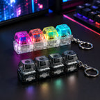 Keyboard Fidget Keychain Toy with Mechanical Switches (Pack of 2)