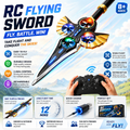 RC Flying Sword Drone Toy with Remote Control – LED Light-Up Hover Drone for Kids