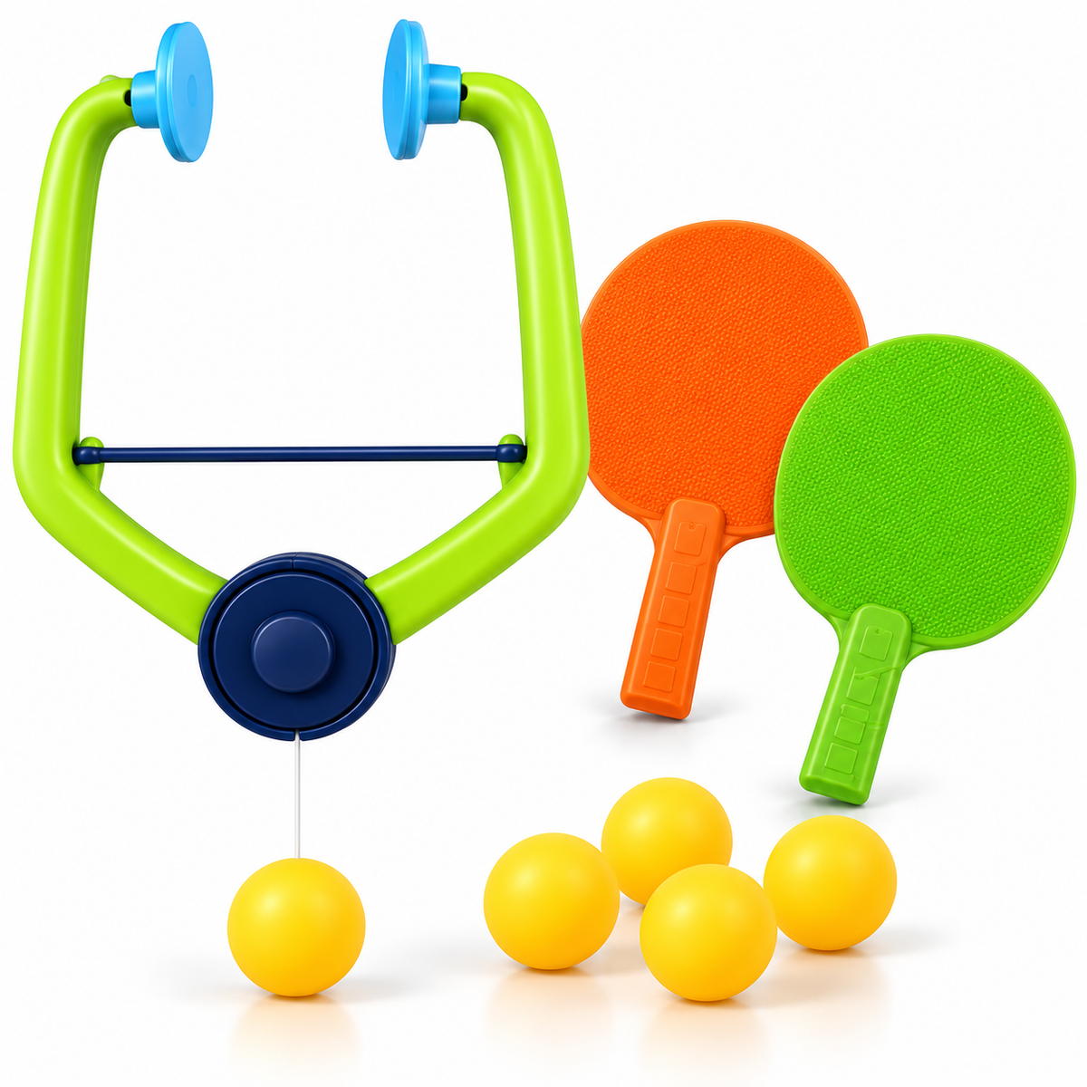 Hanging Table Tennis Game for Kids | Indoor Paddle Ball Training Toy