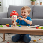 Dancing Mushroom Toy with Lights & Music | Crawling Baby Toy