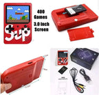 SUP Game Box 400 in 1 Retro Handheld Console – 3.0” Screen, Rechargeable Portable Gaming Device