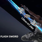 2-in-1 LED Light Sword Toy with Sound Effects