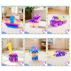 40 PCS Jelly Building Blocks Set for Kids | Creative STEM Educational Toy | Toyso.pk
