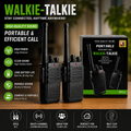 Walkie Talkie Set for Kids & Adults – Long Range 2-Way Radios (2 PCS)