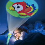 Kids Projector Flashlight Toy with 3 Slide Discs (24 Images) | Educational Projection Torch