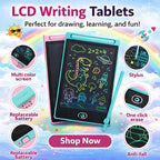 LCD Writing Tablet for Kids – Colorful Drawing Board 8.5-inch