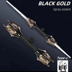 2-in-1 LED Light Sword Toy with Sound Effects